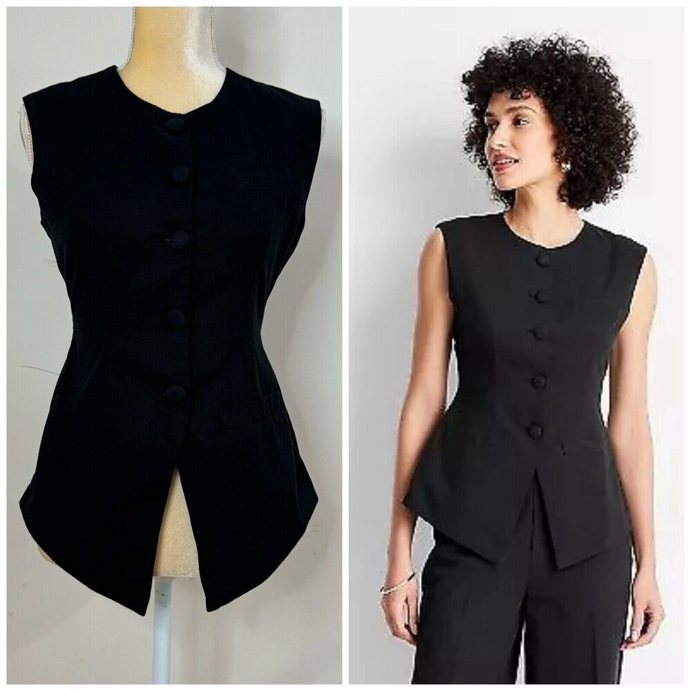 Elegant Black Women's Vest